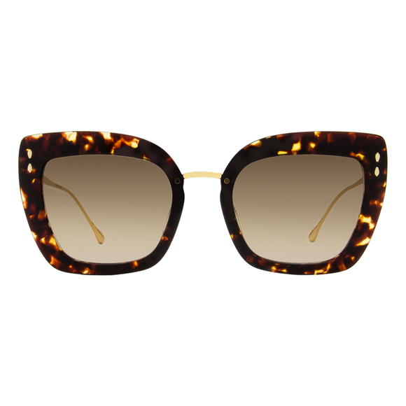 Isabel Marant Butterfly Sunglasses IM0083GS 2IKHA Havana/Gold 53mm - Picture 2 of 2